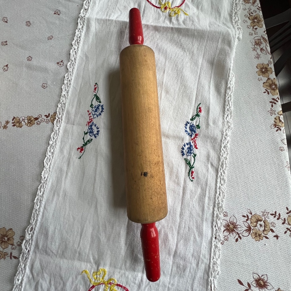 Vintage Baribo Wood Rolling Pin